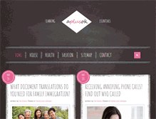 Tablet Screenshot of aplusok.org